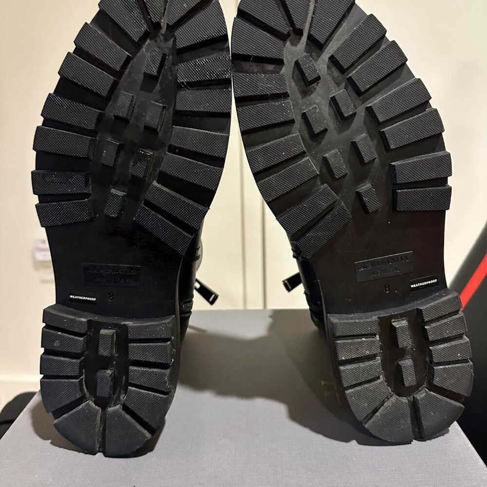 AQUATALIA Black Leather Boots - Picture 6 of 7